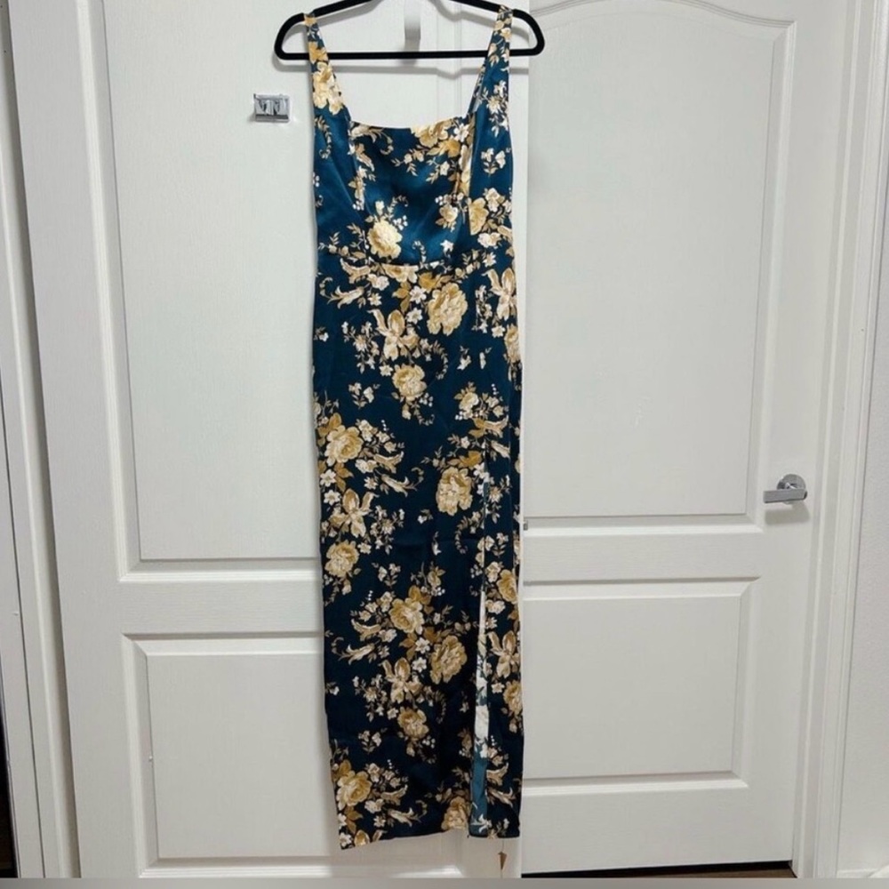 Reformation - silk floral dress